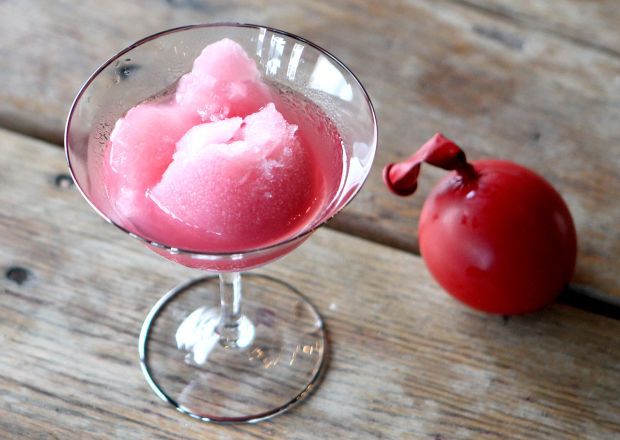 A Nitro Rose sangria craft cocktail